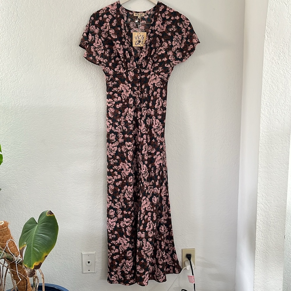 VRG GRL Floral Maxi Dress
